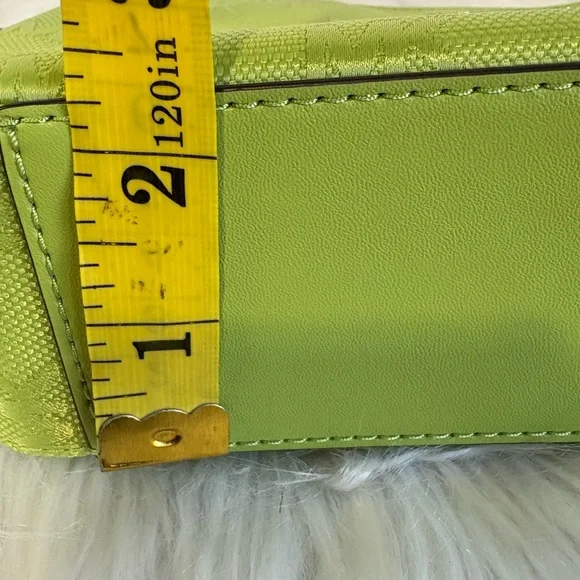 Michael Kors Lime Green Crossbody Bag Trio Jet Set Travel - Picture 15 of 16